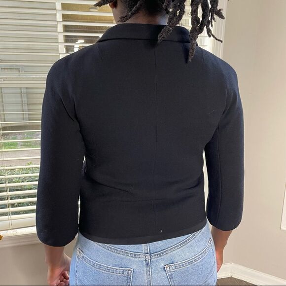 MOSCHINO Vintage Swing Crop Floral interior Jacket - Picture 6 of 13